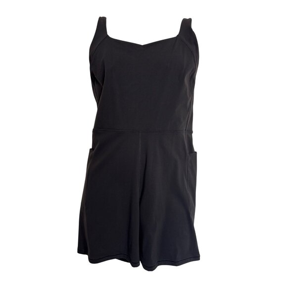 Cali Inspire Short Bodysuit Pure Black Size XXL Pockets NWT $108 Carrie Underwoo - Picture 3 of 11